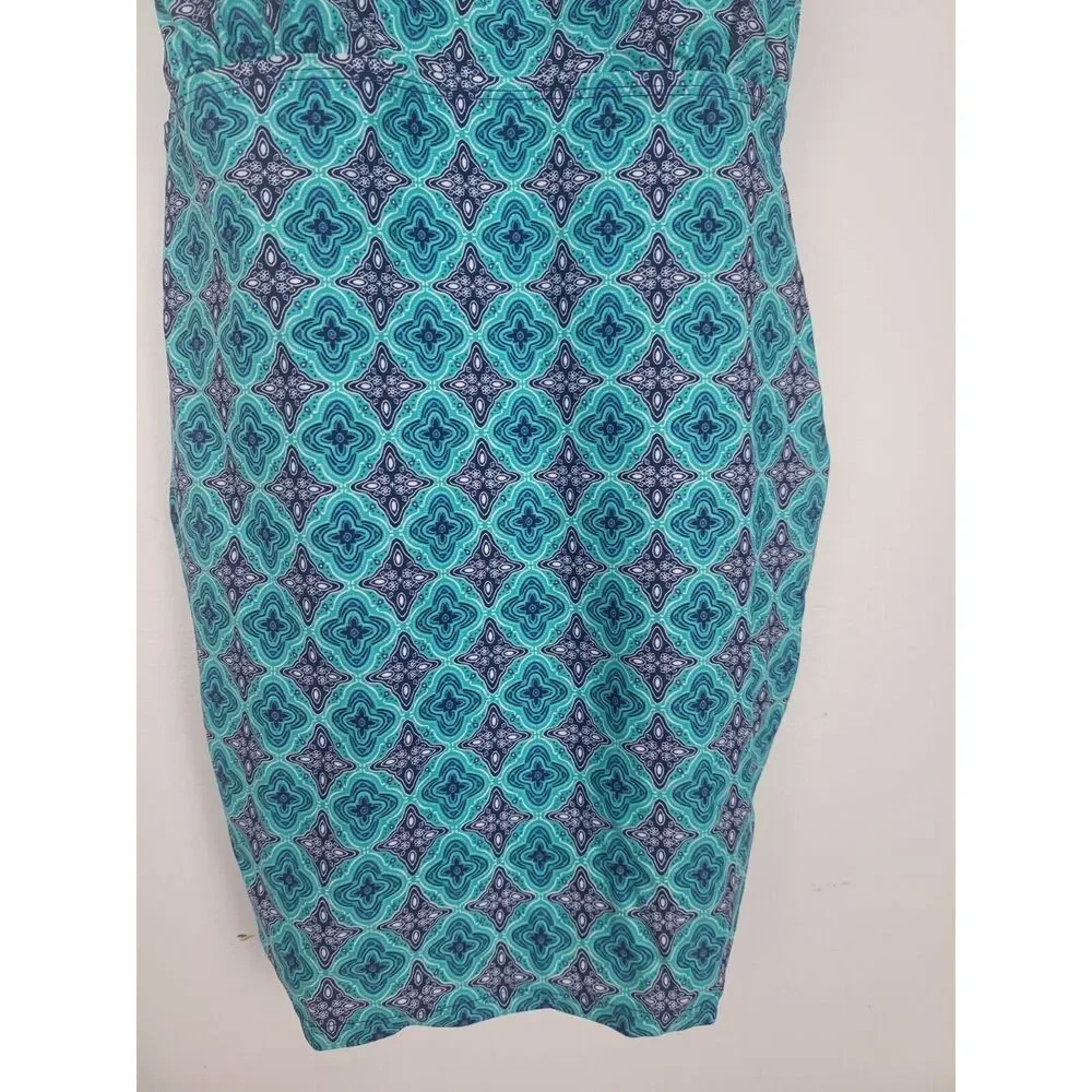 Beach Bump By‎ Motherhood Maternity Swim Top S Womens Blue Halter Crochet Padded